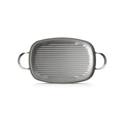 Vasserpenyő, téglalap, grill, 38 cm, Mineral B, de Buyer