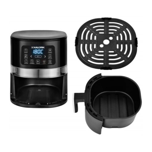 Kalorik TKG FTL 2000 Airfryer 1600 W zsírmentes olajsütő digitális kijelzővel.