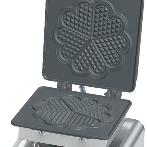 Waffle maker for heart waffle