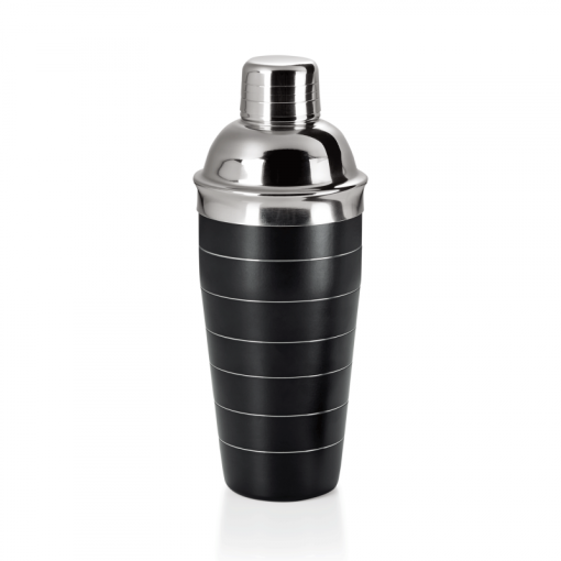 Fekete Shaker 700 ml, rozsdamentes