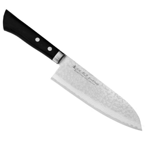 Satake Unique Sai japán damaszk Santoku kés 17cm