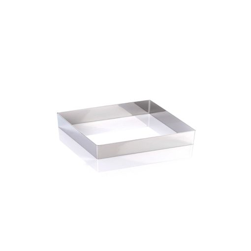 ST. STEEL SQUARE SIDE 14 H 2,5 CM