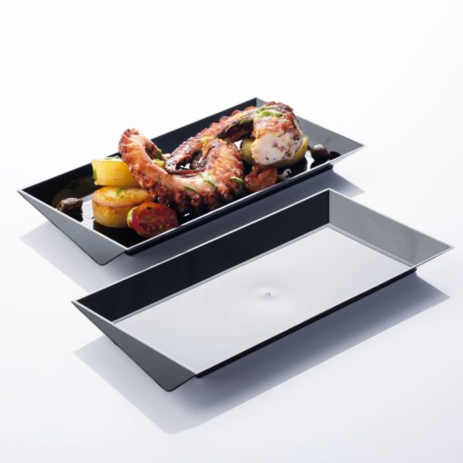 BLACK PLATE ZEN 110X245 MM PACK 50 PCS