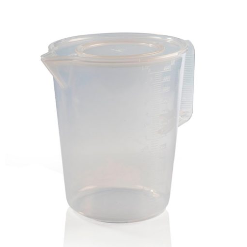 TRANSPARENT GRADUATED CARAFE 6LT W/LID