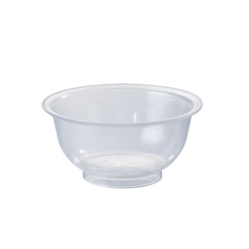 TRANSPARENT PLASTIC BOWL D. 13 0,4 LT