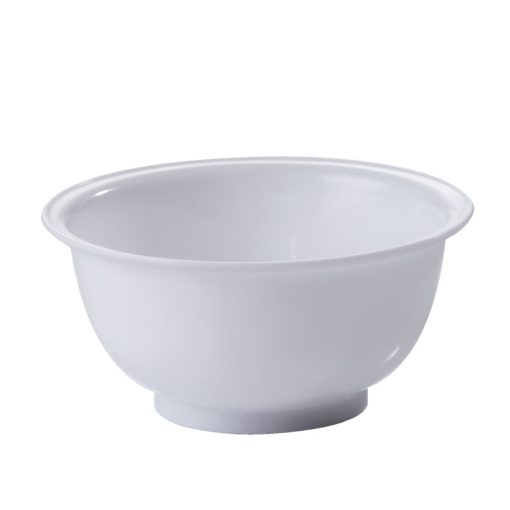 WHITE PLASTIC BOWL D. 32 8 LT