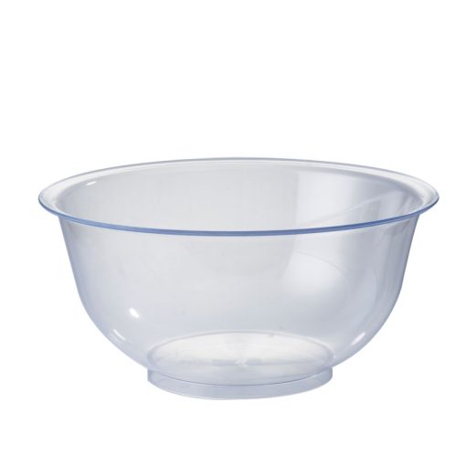 TRANSPARENT PLASTIC BOWL D. 38 10 LT.