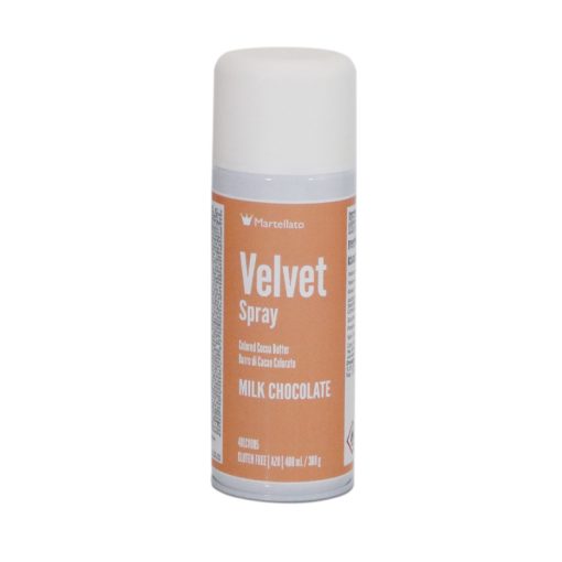 VELVET SPRAY MILK CHOCOLATE 400 ML