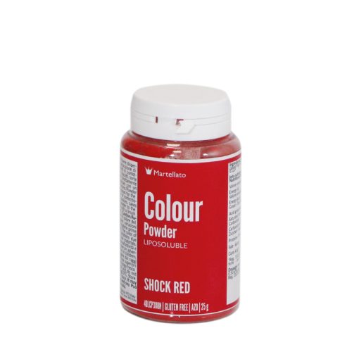 COLOUR POWDER LIPO SHOCK RED 25 GR