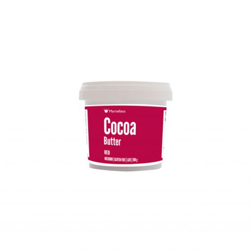 COCOA BUTTER RED 200 GR