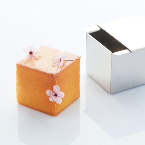 TRAVEL CAKE MOULD CUBO' 7X7 CM ST.STEEL