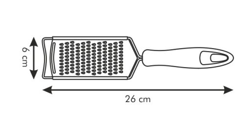 Egyoldalú reszelő, 26x6 cm, Presto