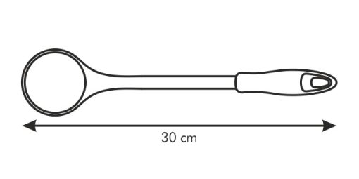 Fakanál műanyag fogóval, kerek, 30 cm, Presto Wood