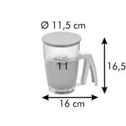 Folyékony tésztaadagoló, 1 liter, Delícia