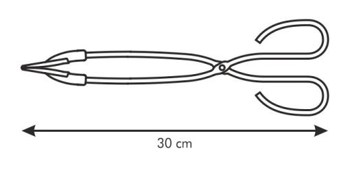 Grillcsipesz műanyag fejjel, 30 cm, Presto