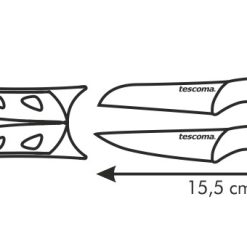 Késkészlet, 6 cm, 2 db-os, Presto