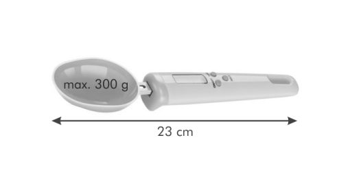Mérőkanál, digitális, 23 cm, Delícia