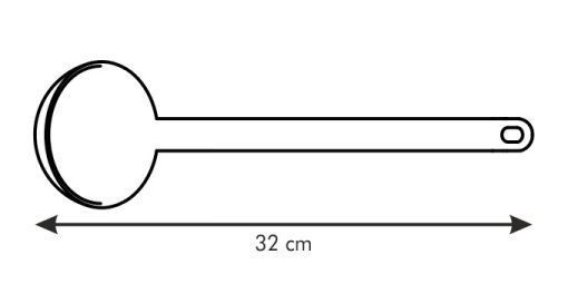 Merőkanál, 32 cm, 150 ml, Space Line