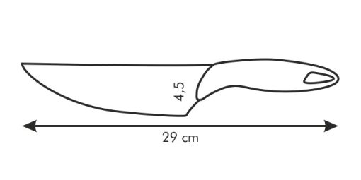 Szakácskés, 17 cm, Presto