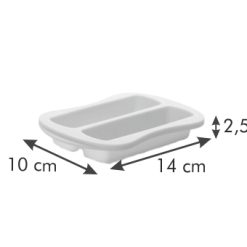 Szilikon sütőforma, müzliszelet készítő forma, 3 db, Della Casa