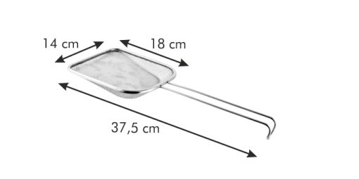 Szűrőlapát, 37,5 cm, GrandCHEF