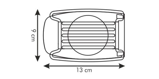 Tojásszeletelő, 13x9 cm, Presto
