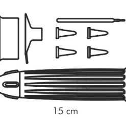 Tortadíszítő ceruza, 15 cm, Delícia