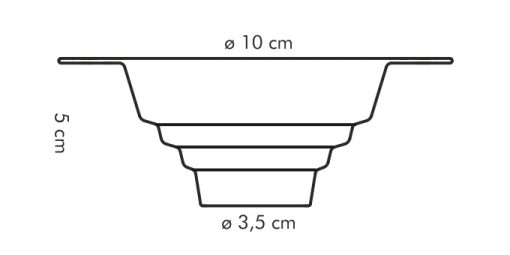 Univerzális átöntő tölcsér, 10 cm, Presto