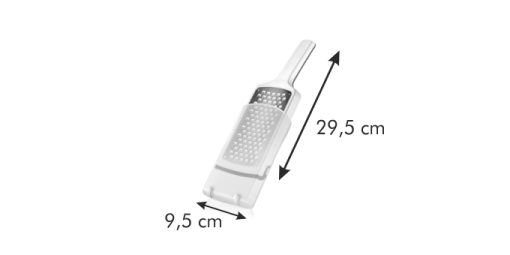 X-sharp sajtreszelő, közepes lyukú, 29,5x9,5 cm