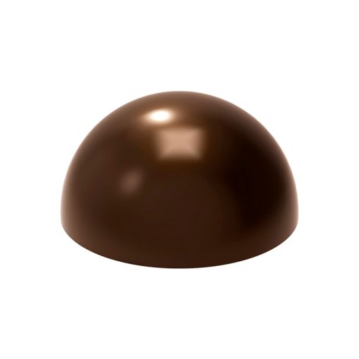 Bonbon félgömb csokoládéforma (MA5005), 275x175 mm, polikarbonát